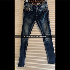 Rock revival skinny size 23